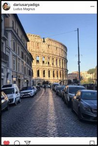 Darius Arya. Arkæolog i Rom. Skønne fotos på Instagram fra den evige stad.